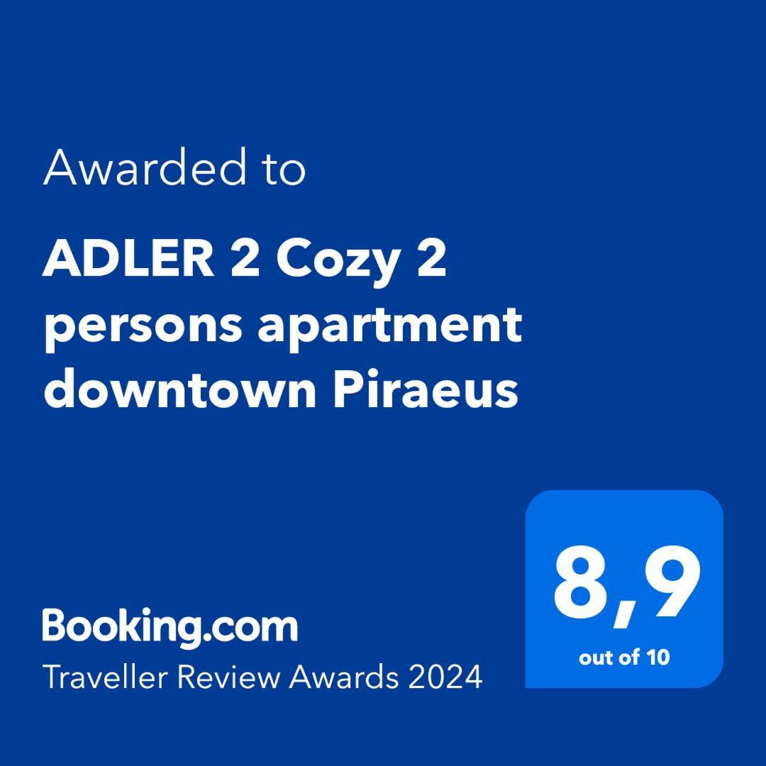 Adler 2 Cozy 2 Persons Apartment Downtown Piraeus Bagian luar foto